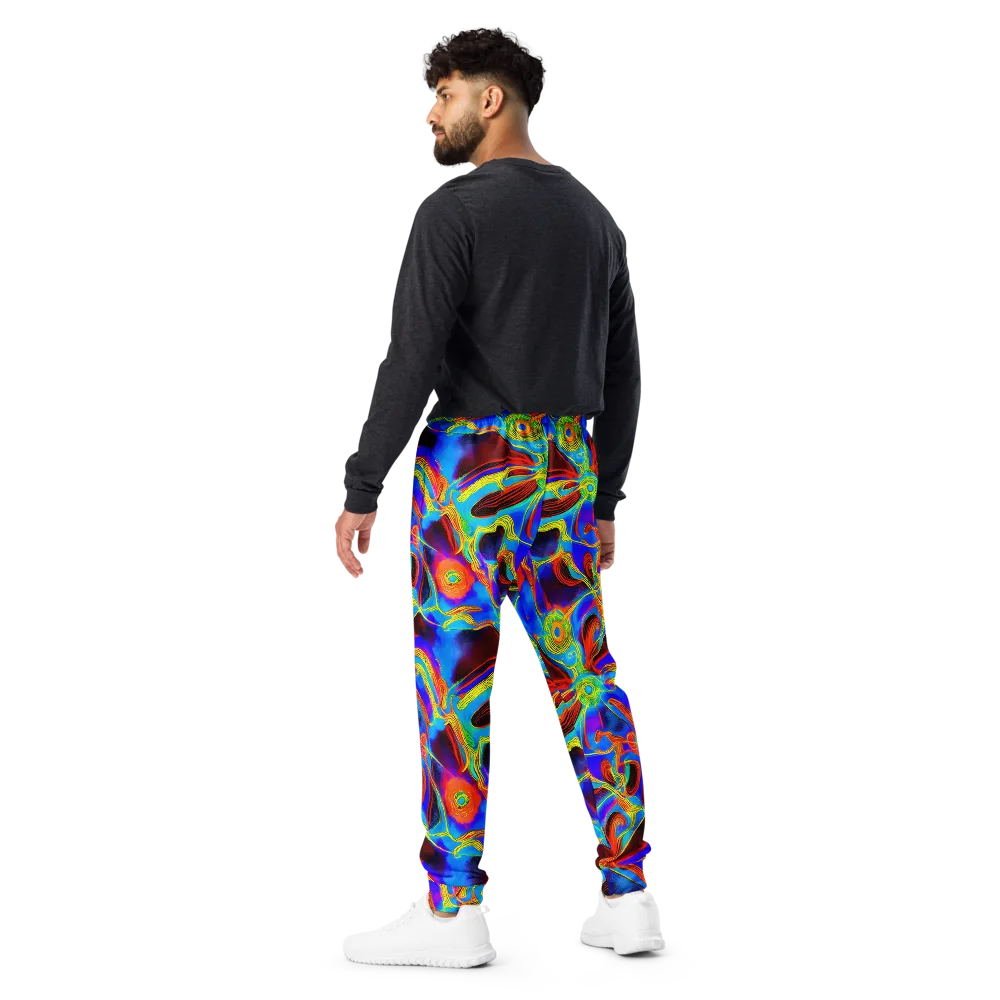 Sunburst Current on Men's Joggers — Back