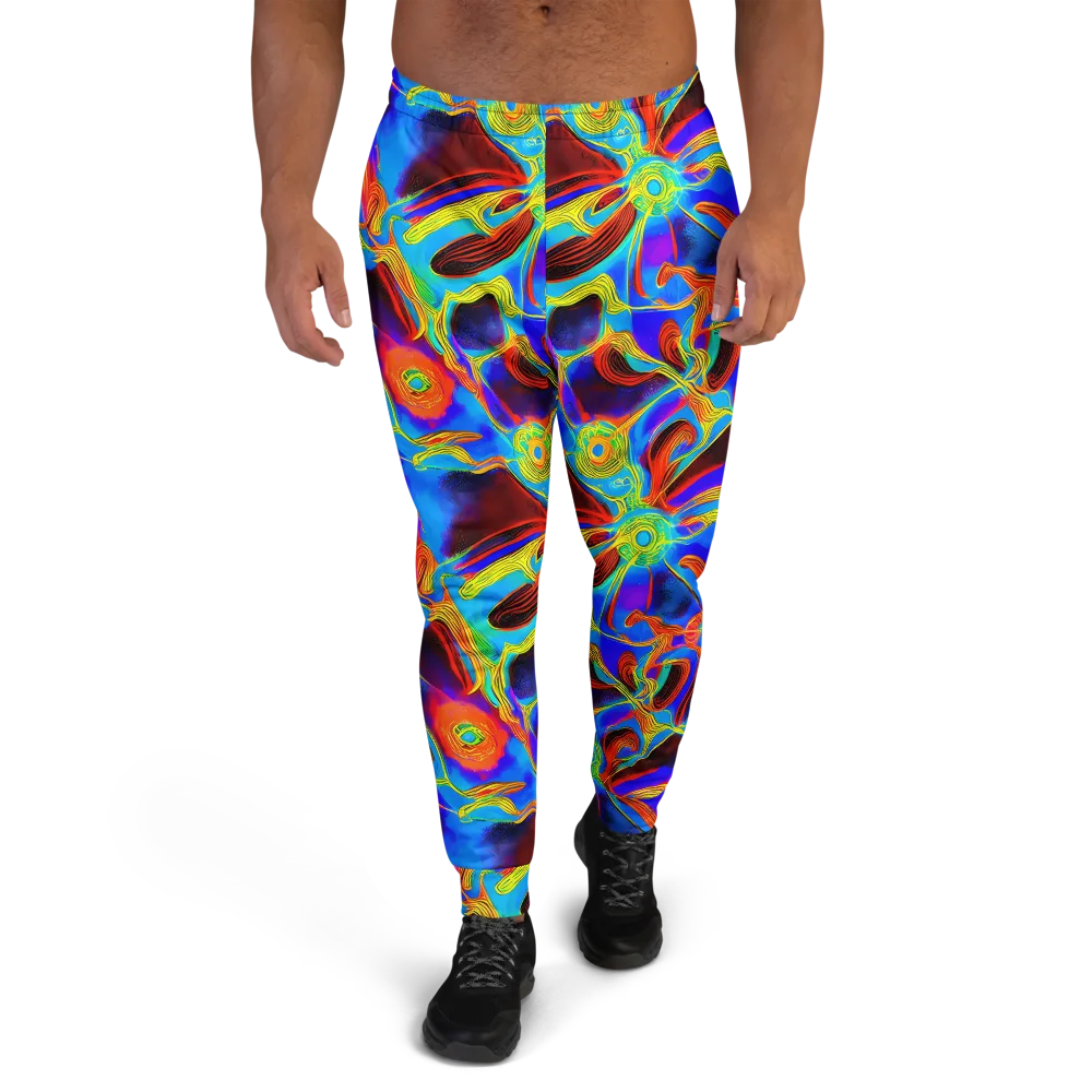 Sunburst Current on Men's Joggers — Front