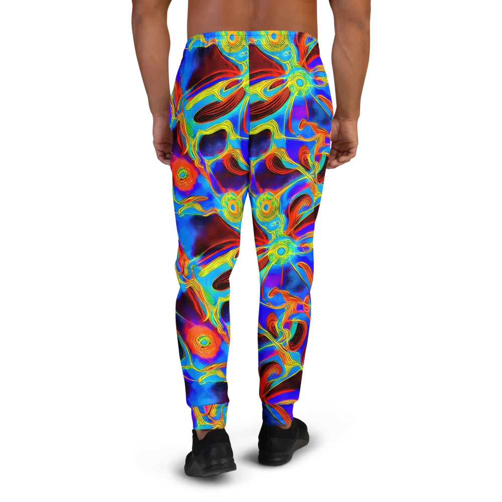 Sunburst Current on Men's Joggers — Back
