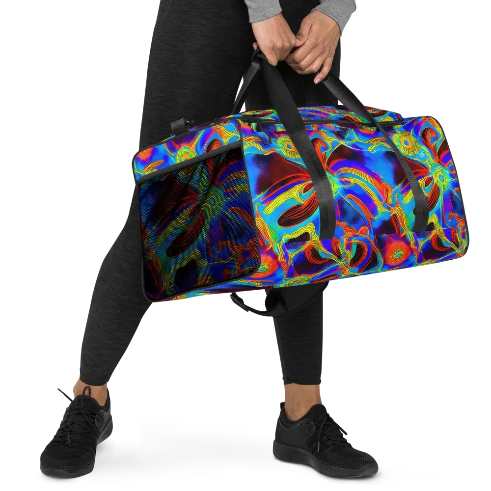 Sunburst Current on Duffle Bag — Right Front