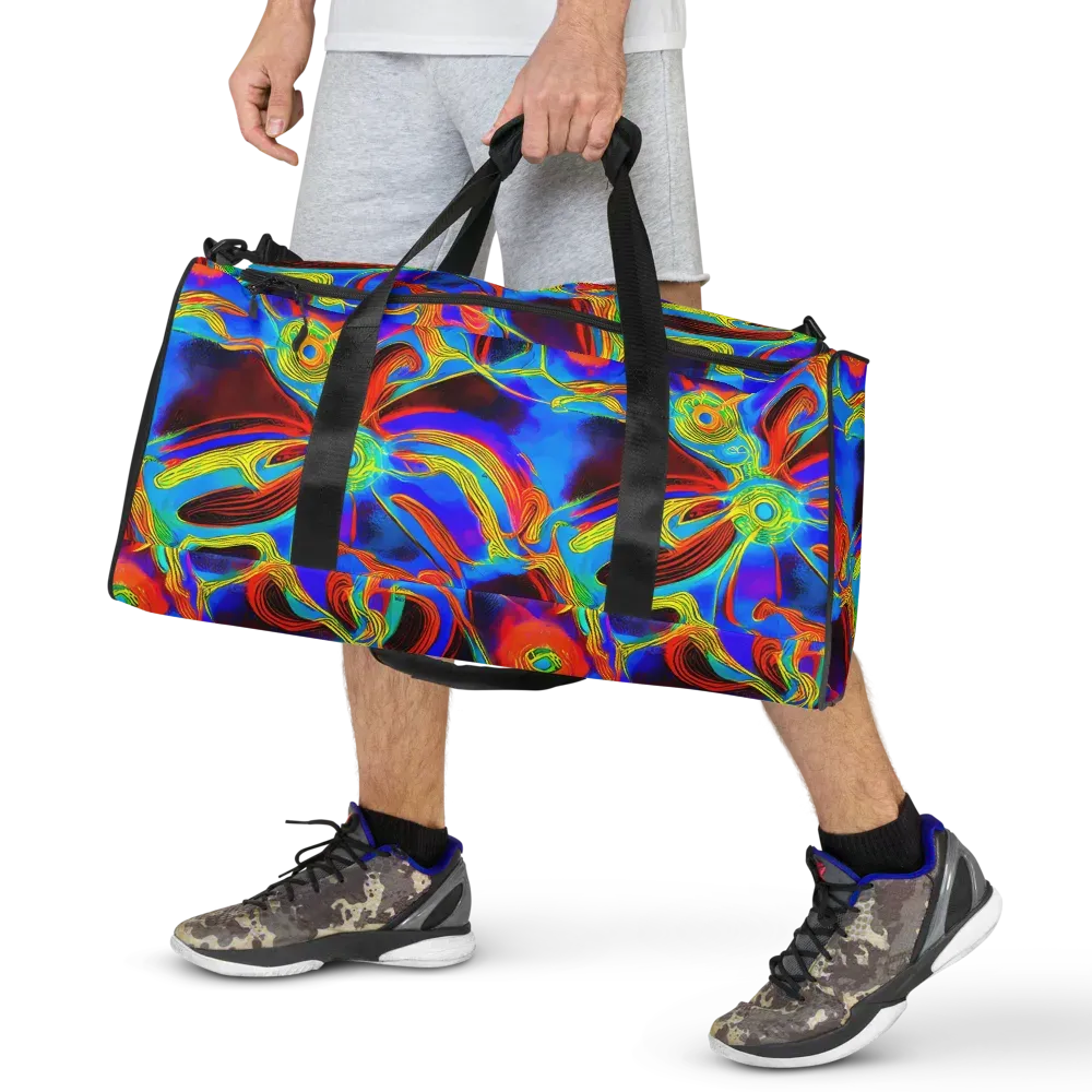 Sunburst Current on Duffle Bag — Front