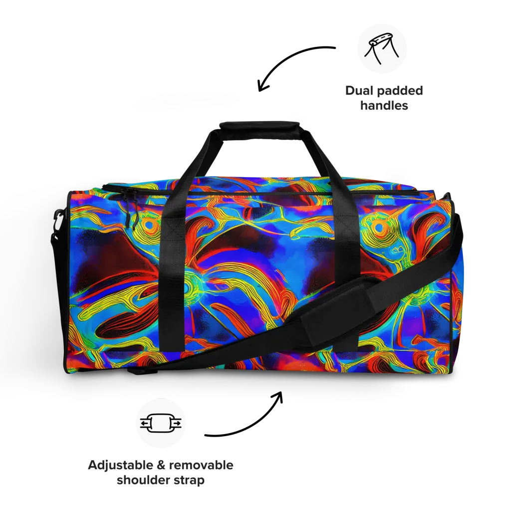 Sunburst Current on Duffle Bag — Front