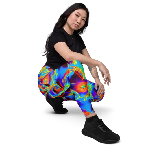 Sunburst Current on a Leggings with Pockets