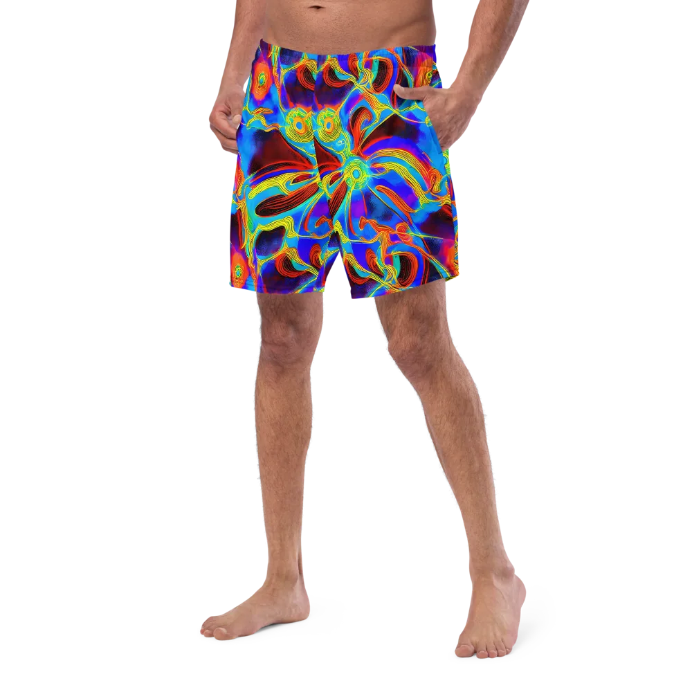 Sunburst Current on Swim Trunks — Left Front