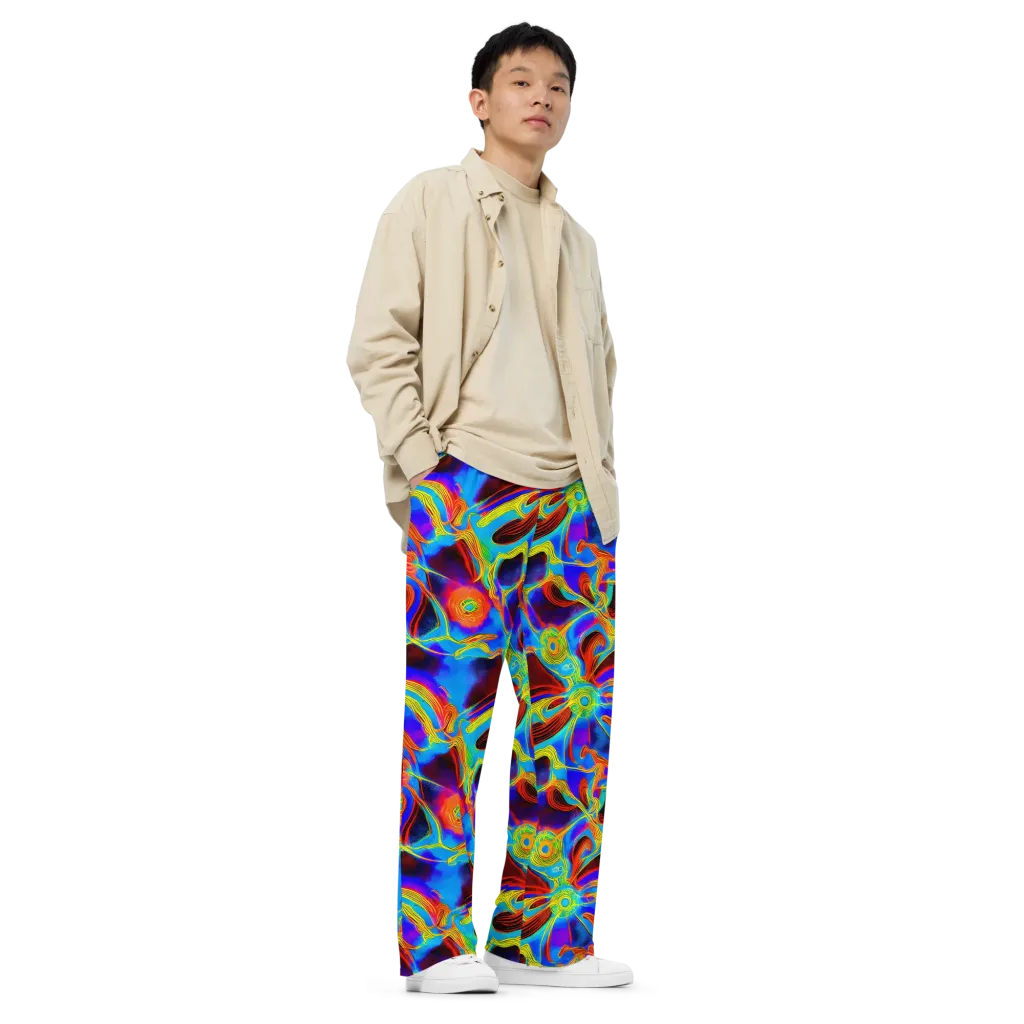 Sunburst Current on Wide-Leg Pants — Right Front