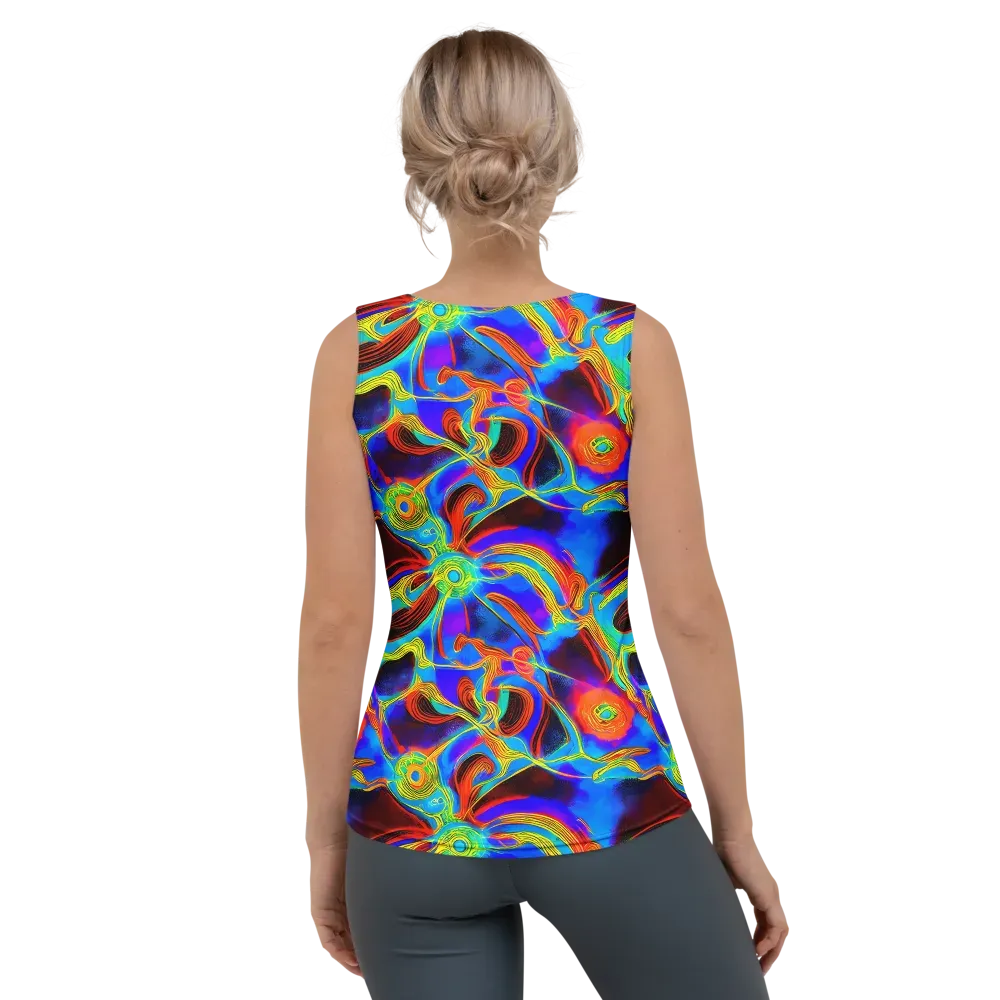 Sunburst Current on Women's Tank Top — Back