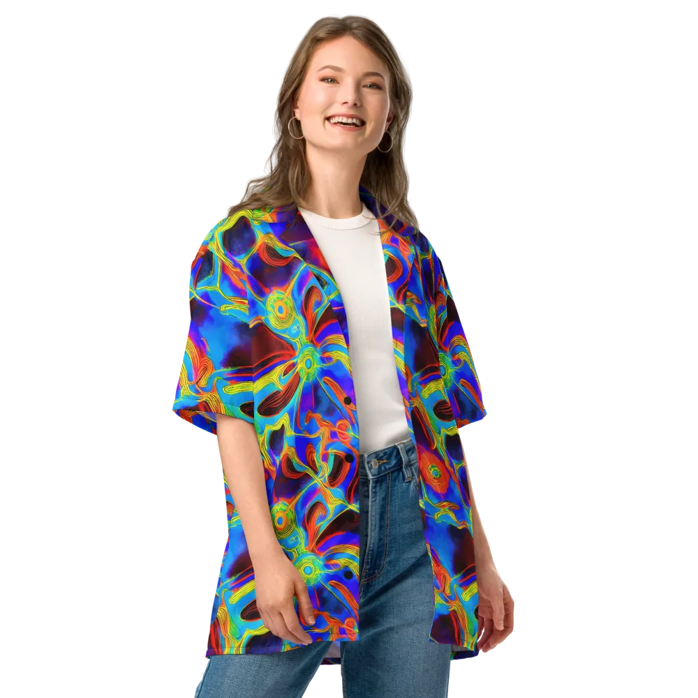 Sunburst Current on Button Shirt — Front
