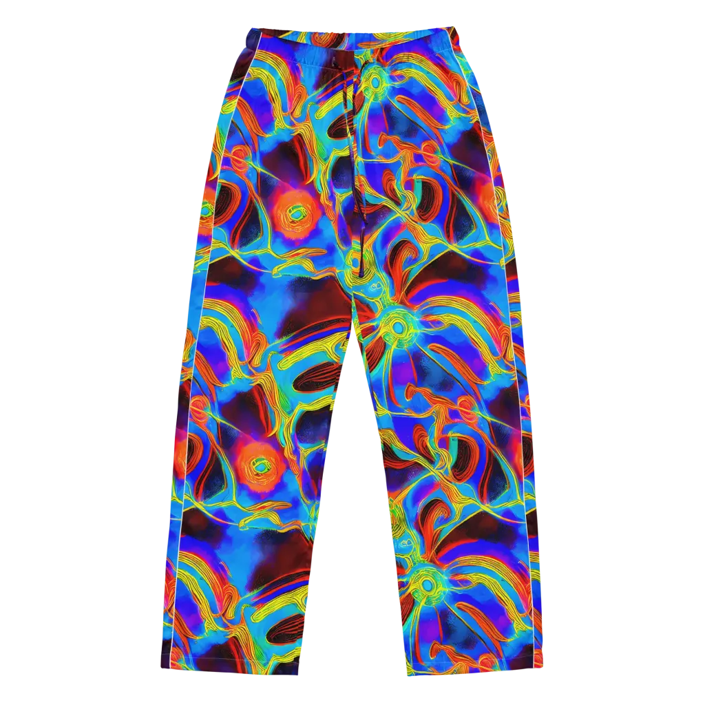 Sunburst Current on Women's Pajama Pants — Front