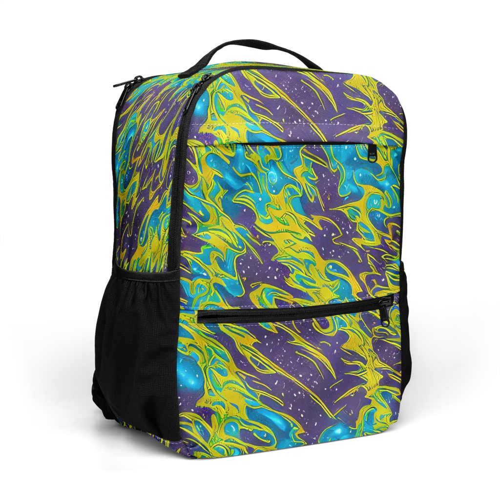 Aqua Eclipse on Utility Backpack — Right Front