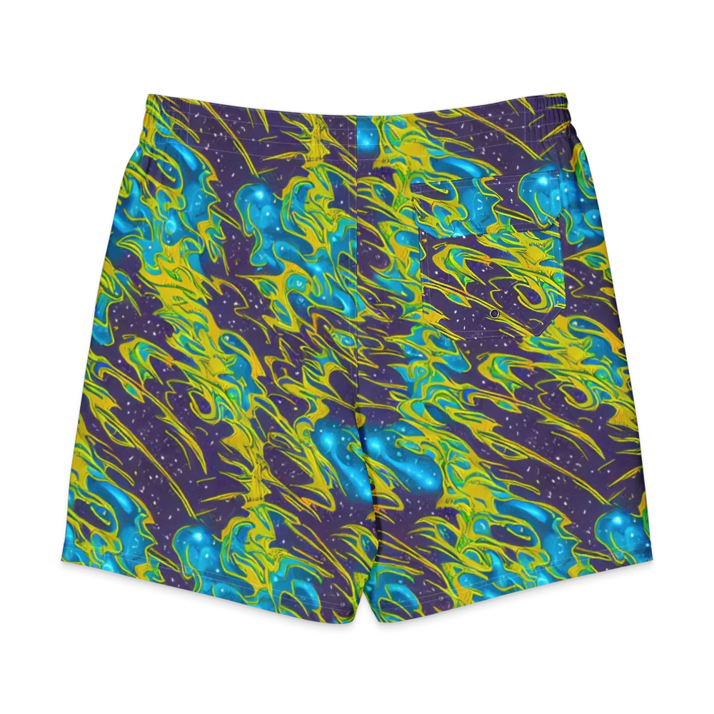 Aqua Eclipse on Men's Board Shorts — Back