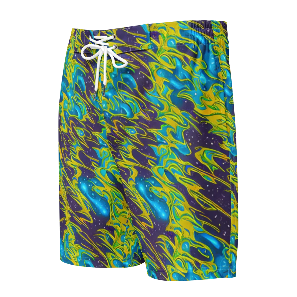 Aqua Eclipse on Men's Board Shorts — Front