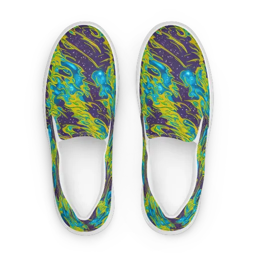 Aqua Eclipse on a Women's Slip-On Canvas Shoes
