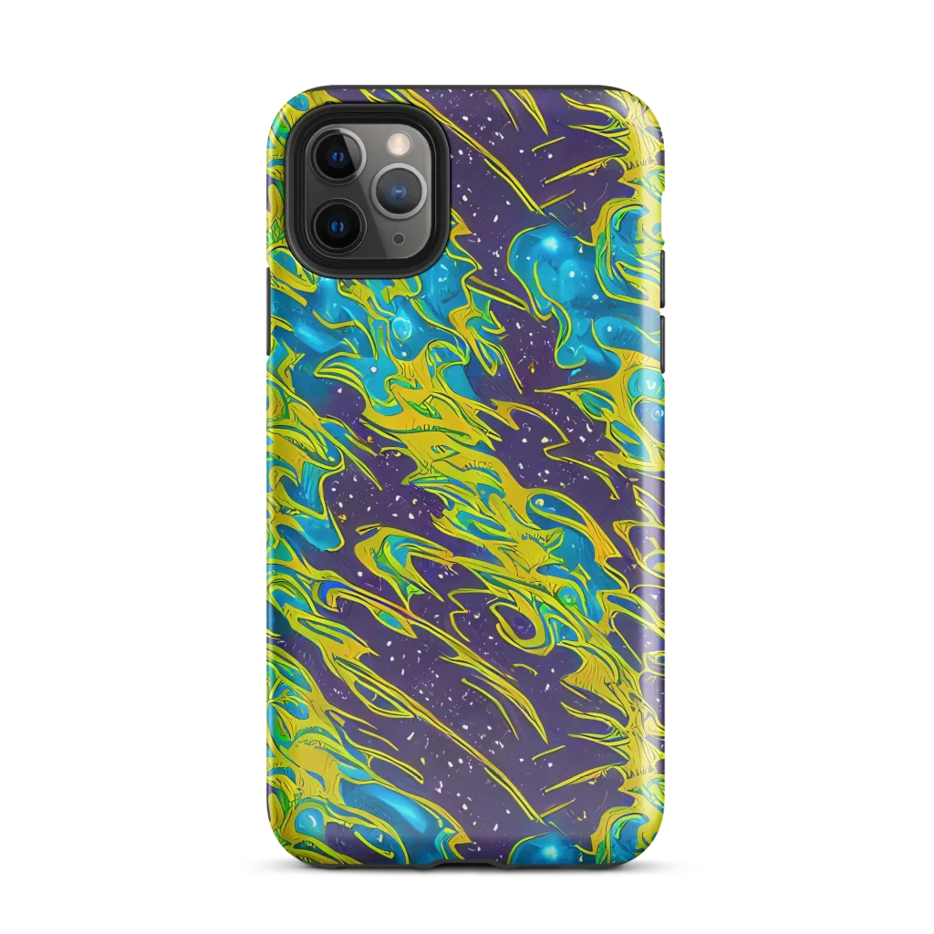 Aqua Eclipse on Tough Case for iPhone® — Front