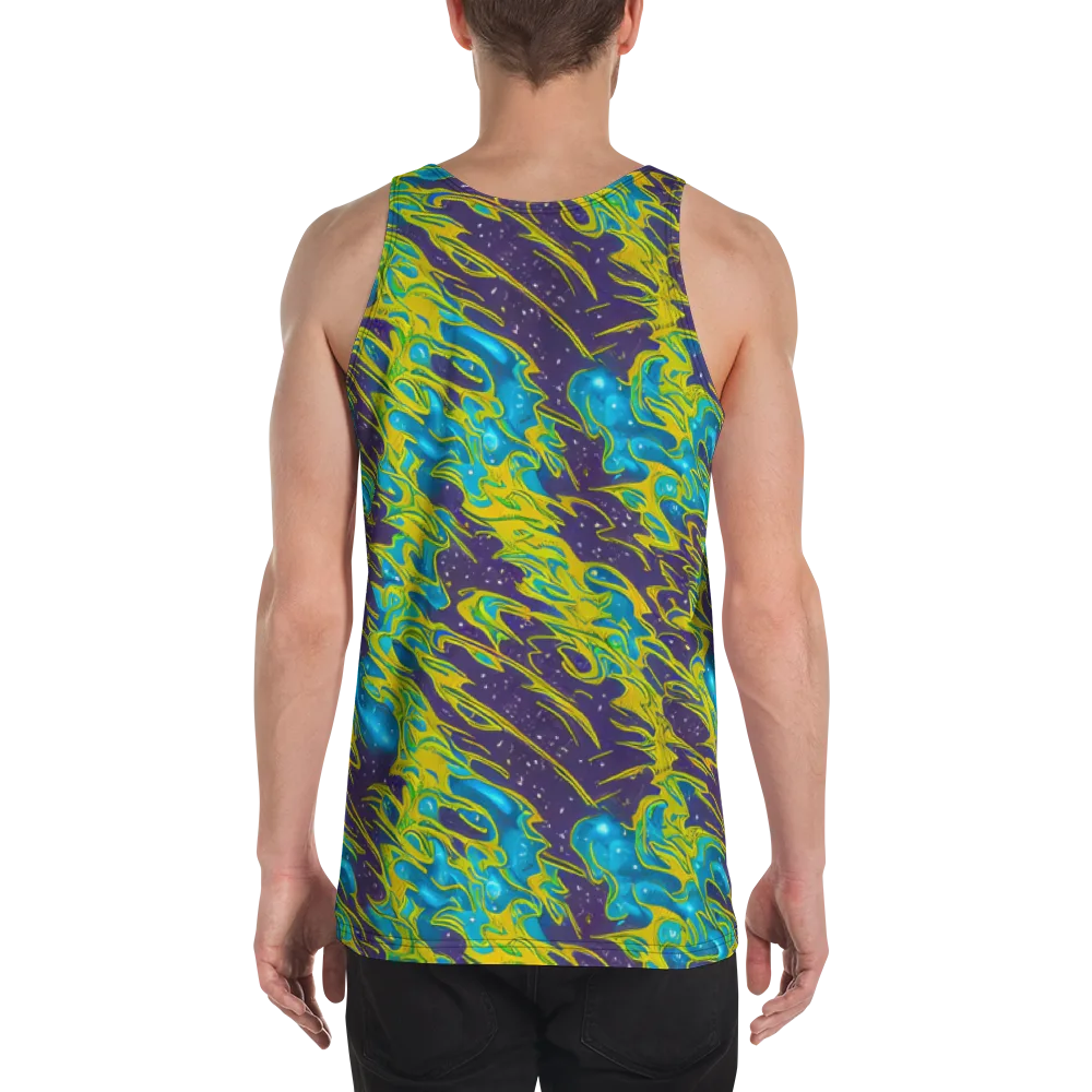Aqua Eclipse on Men's Tank Top — Back