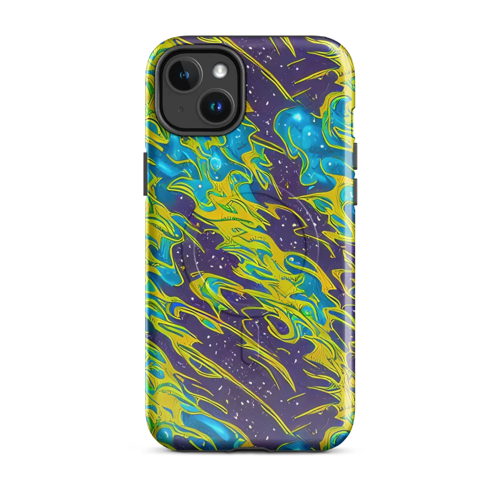 Aqua Eclipse on MagSafe Tough Case for iPhone® — Front