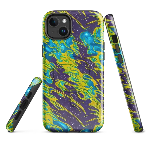 Aqua Eclipse on a MagSafe Tough Case for iPhone®