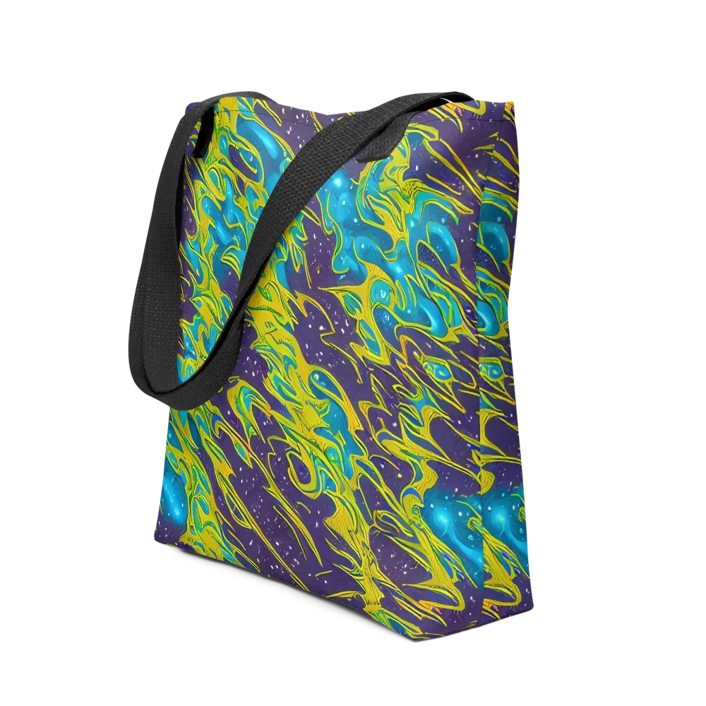 Aqua Eclipse on Tote Bag — Front