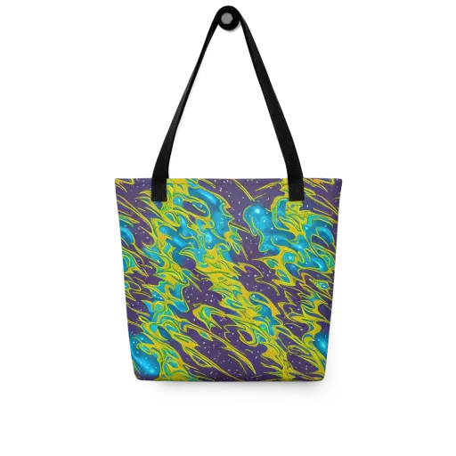 Aqua Eclipse on a Tote Bag