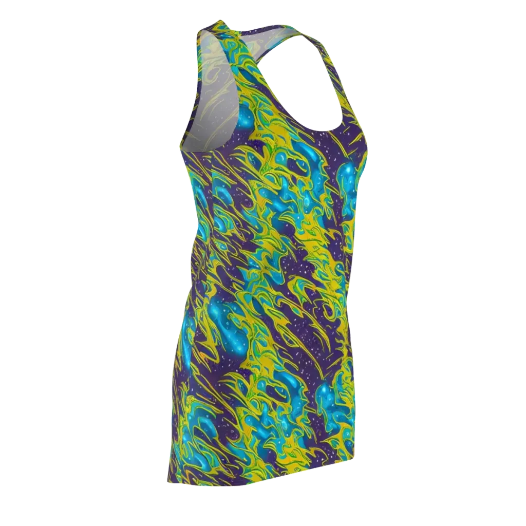 Aqua Eclipse on Racerback Dress — Front Side