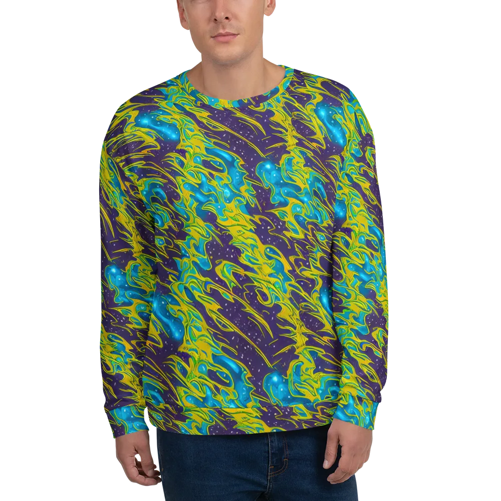 Aqua Eclipse on Sweatshirt — Front