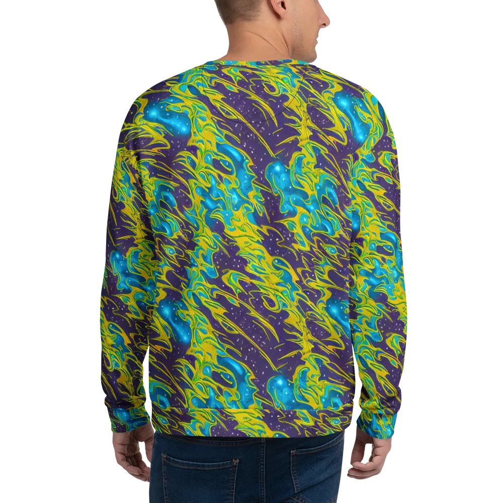 Aqua Eclipse on Sweatshirt — Back