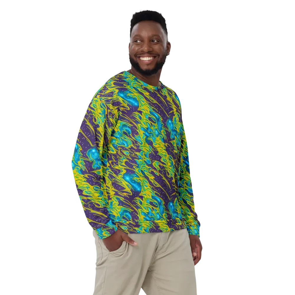 Aqua Eclipse on Sweatshirt — Front