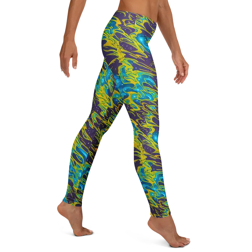 Aqua Eclipse on Leggings — Right