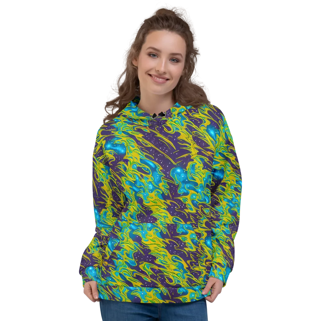 Aqua Eclipse on Hoodie — Front