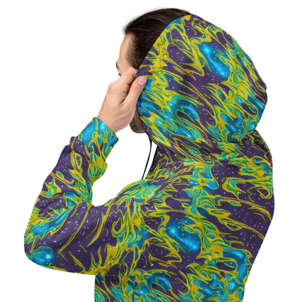 Aqua Eclipse on Hoodie — Back
