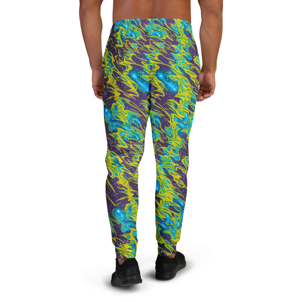 Aqua Eclipse on Men's Joggers — Back