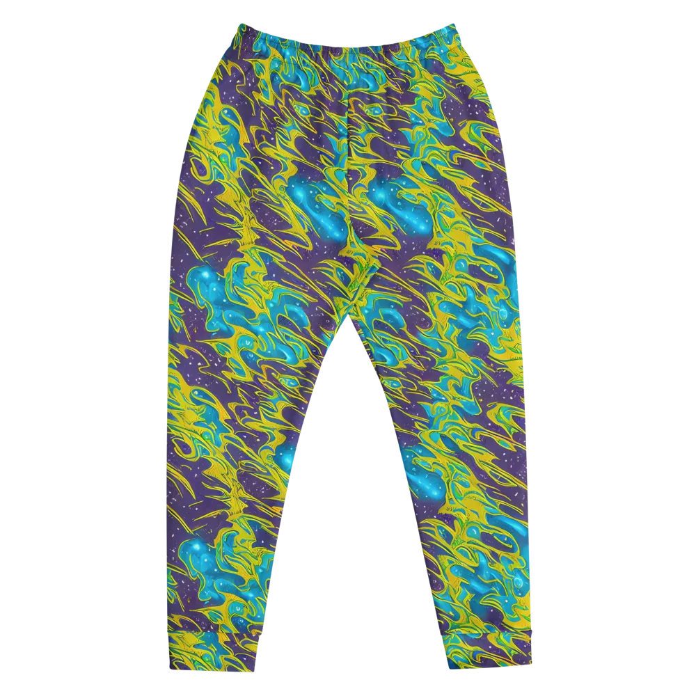 Aqua Eclipse on Men's Joggers — Front