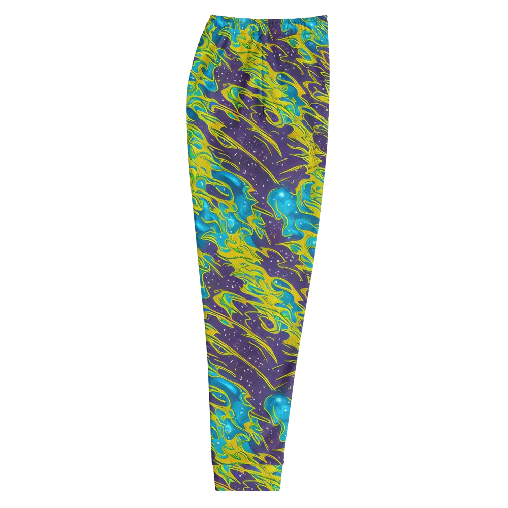 Aqua Eclipse on Men's Joggers — Right
