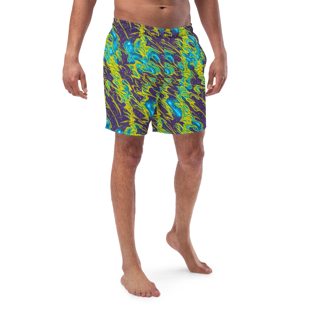 Aqua Eclipse on Swim Trunks — Front