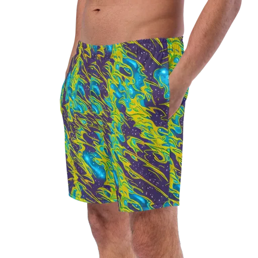 Aqua Eclipse on a Swim Trunks