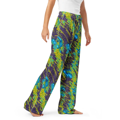 Aqua Eclipse on a Women's Pajama Pants