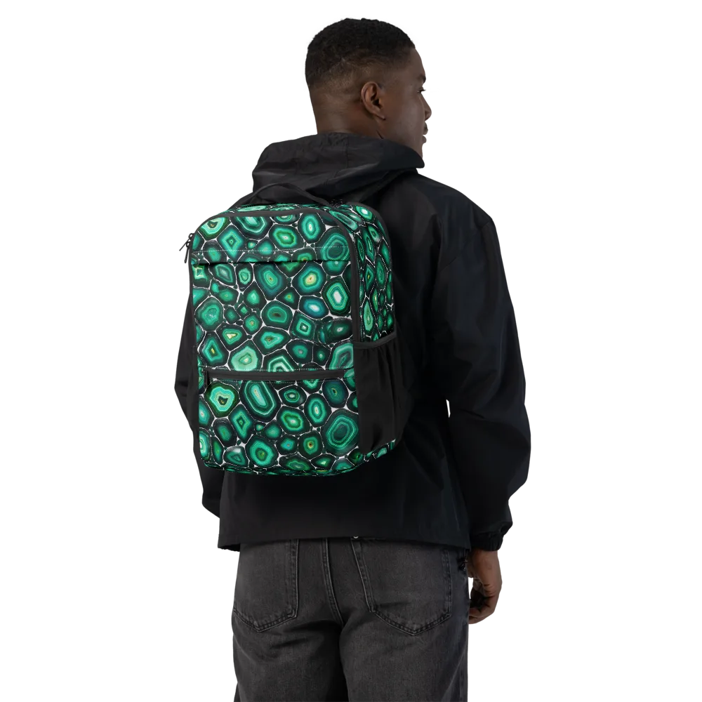Verdant Agate on Utility Backpack — Back