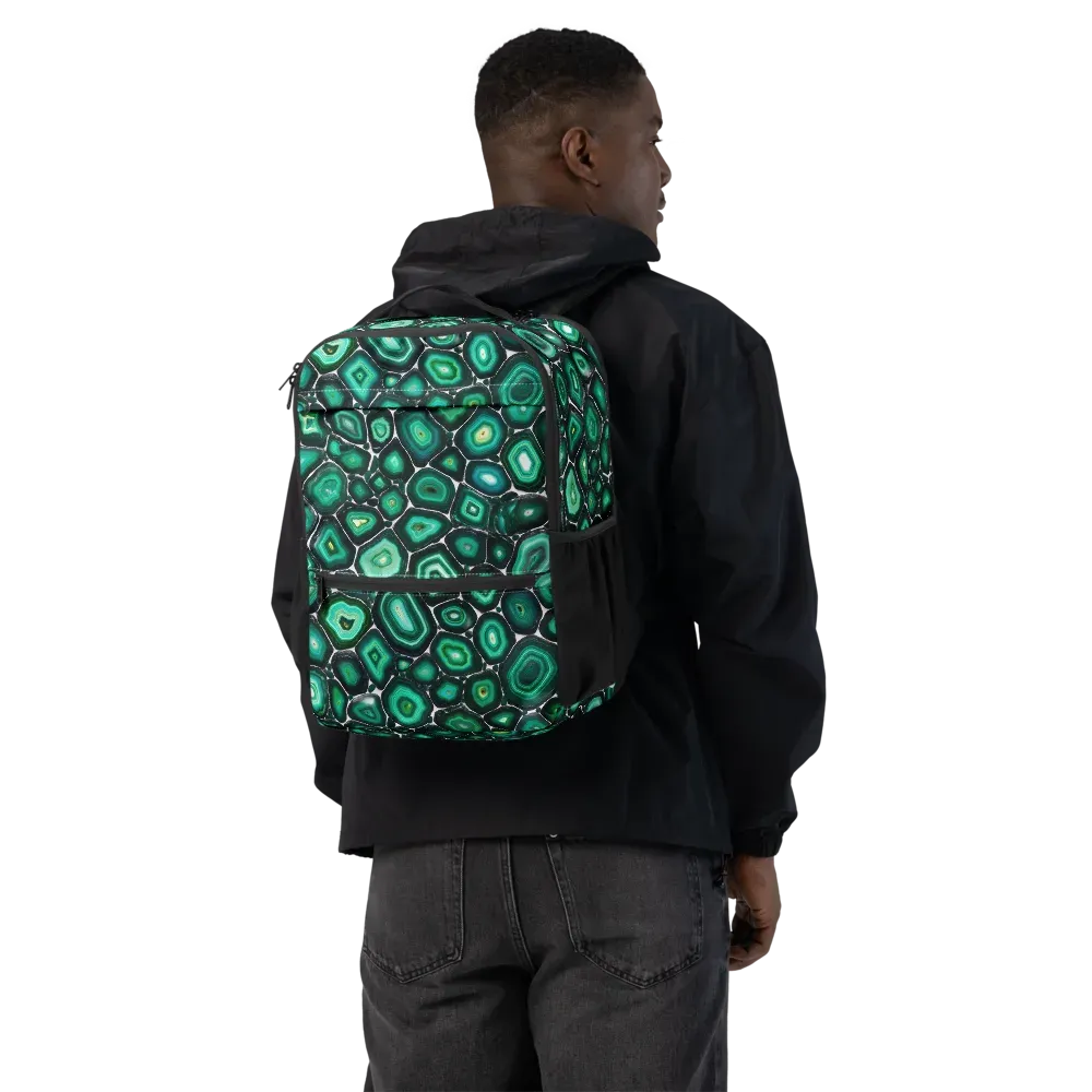 Verdant Agate on Utility Backpack — Back