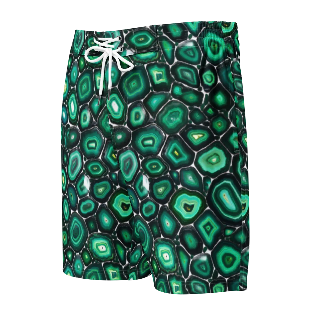 Verdant Agate on Men's Board Shorts — Front
