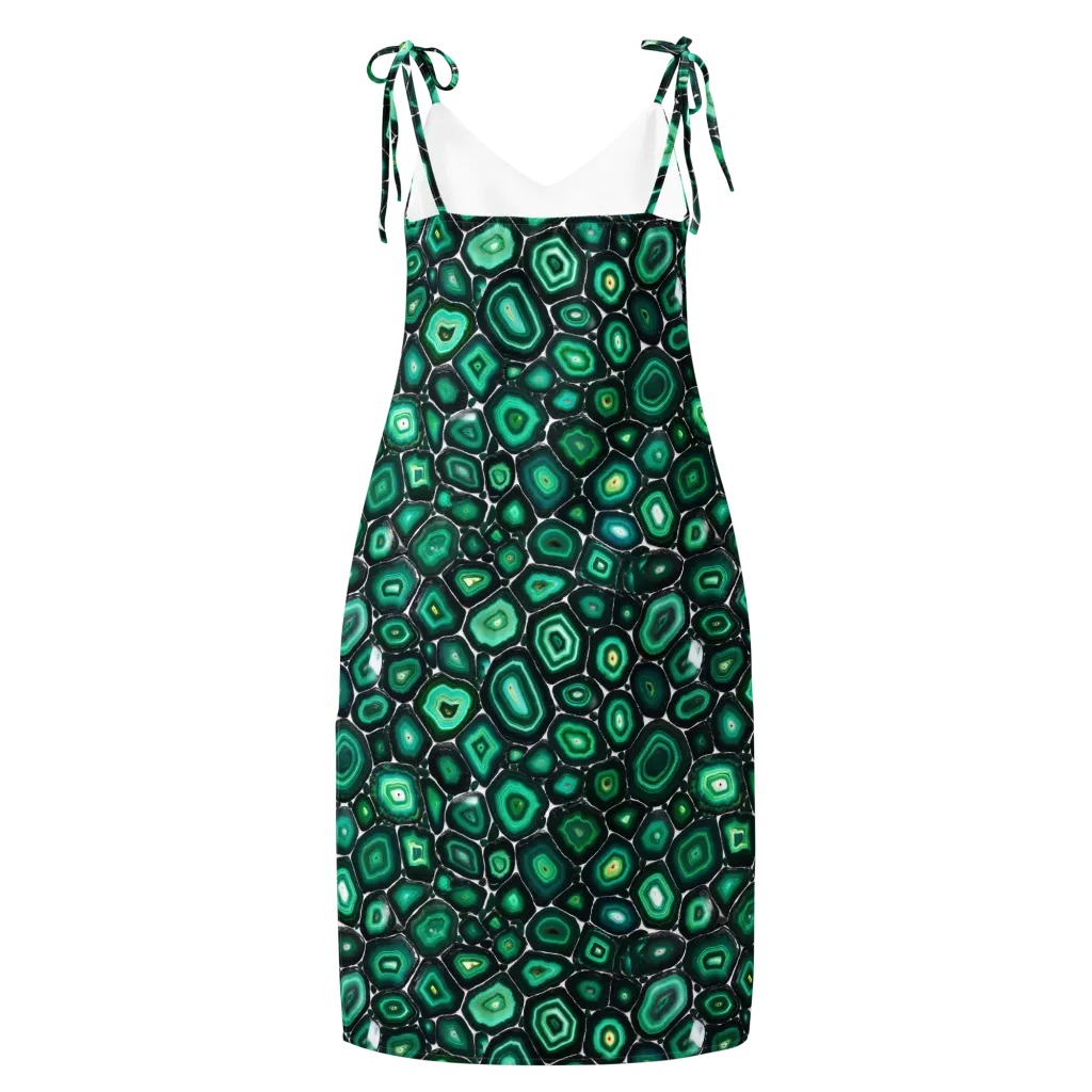 Verdant Agate on Slip Dress — Back