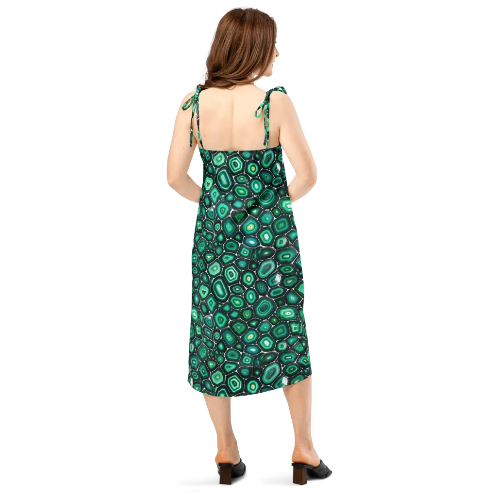 Verdant Agate on Slip Dress — Back