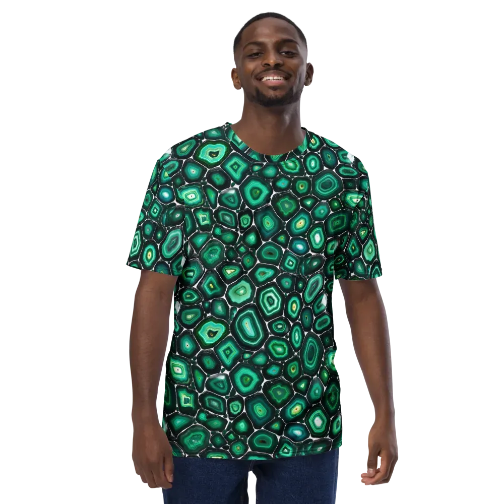 Verdant Agate on Men's Crew Neck T-Shirt — Front