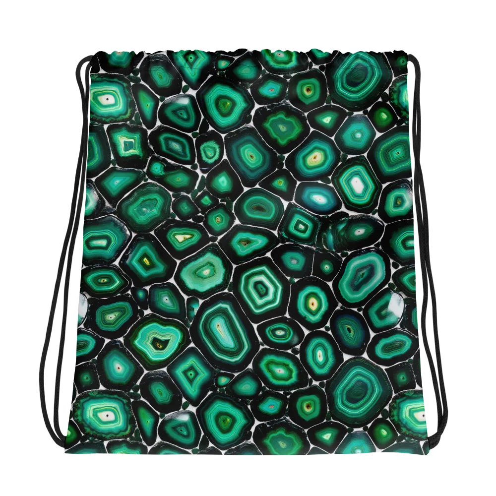 Verdant Agate on Drawstring Bag — Photo