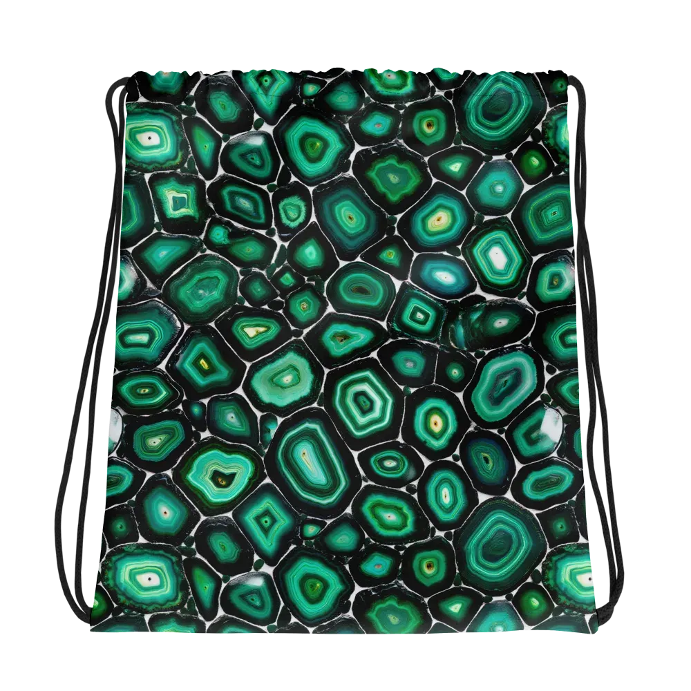 Verdant Agate on Drawstring Bag — Photo