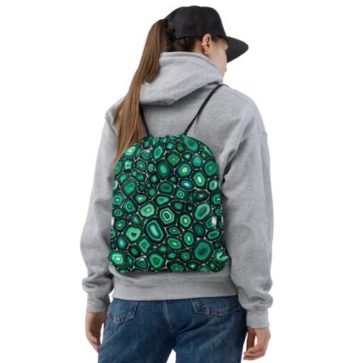 Verdant Agate — Drawstring Bag