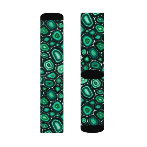 Verdant Agate on a Socks