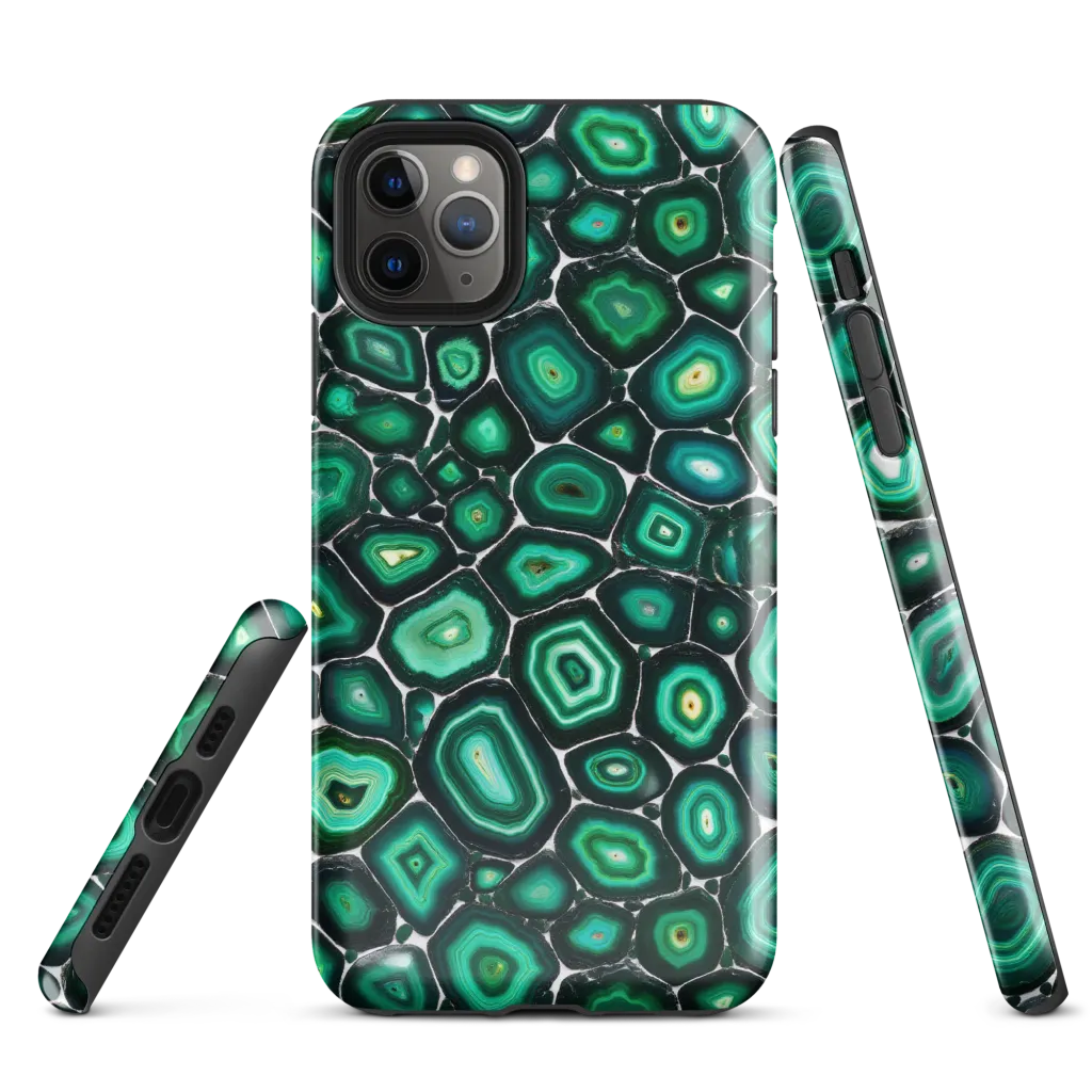 Verdant Agate on Tough Case for iPhone® — Front