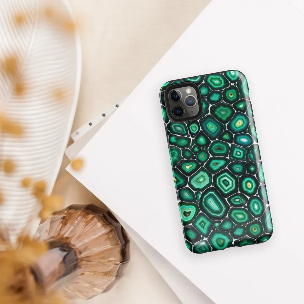 Verdant Agate on Tough Case for iPhone® — Front