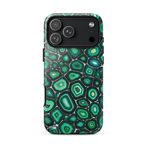Verdant Agate on a Tough Case for iPhone®