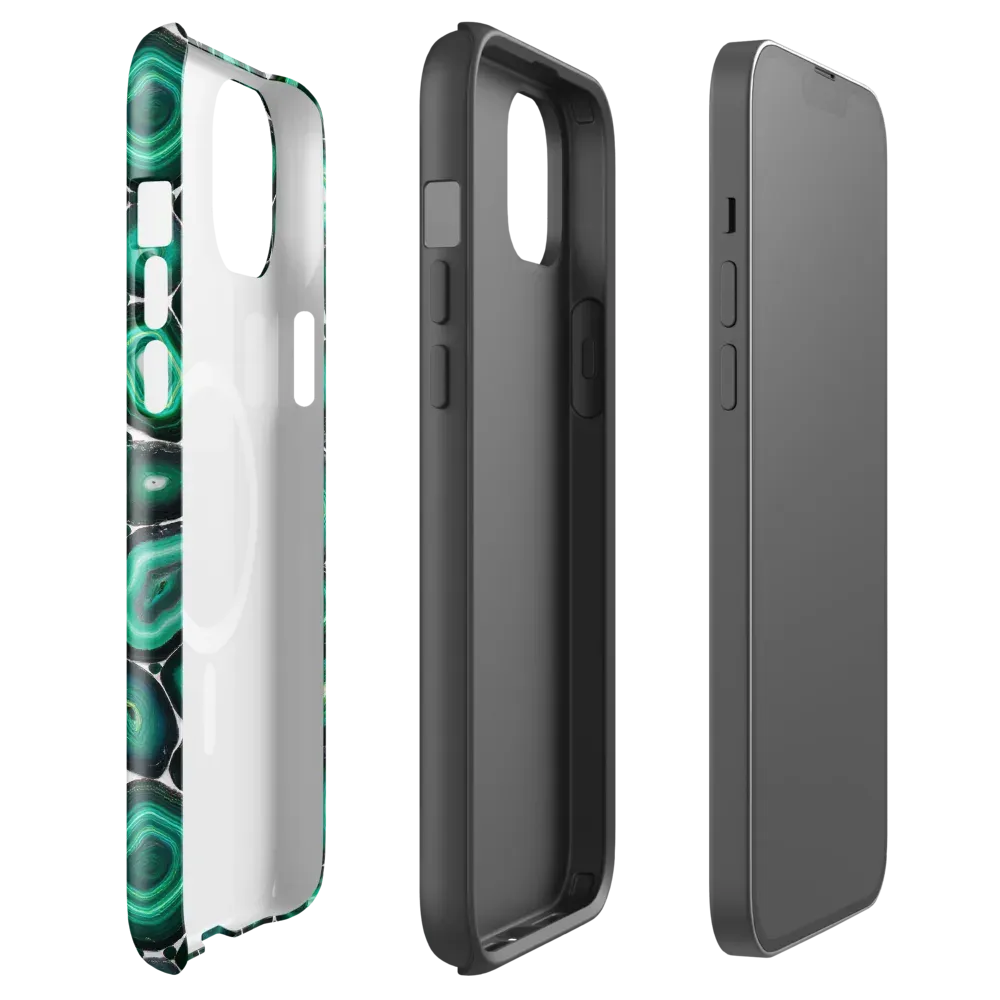 Verdant Agate on MagSafe Tough Case for iPhone® — Front