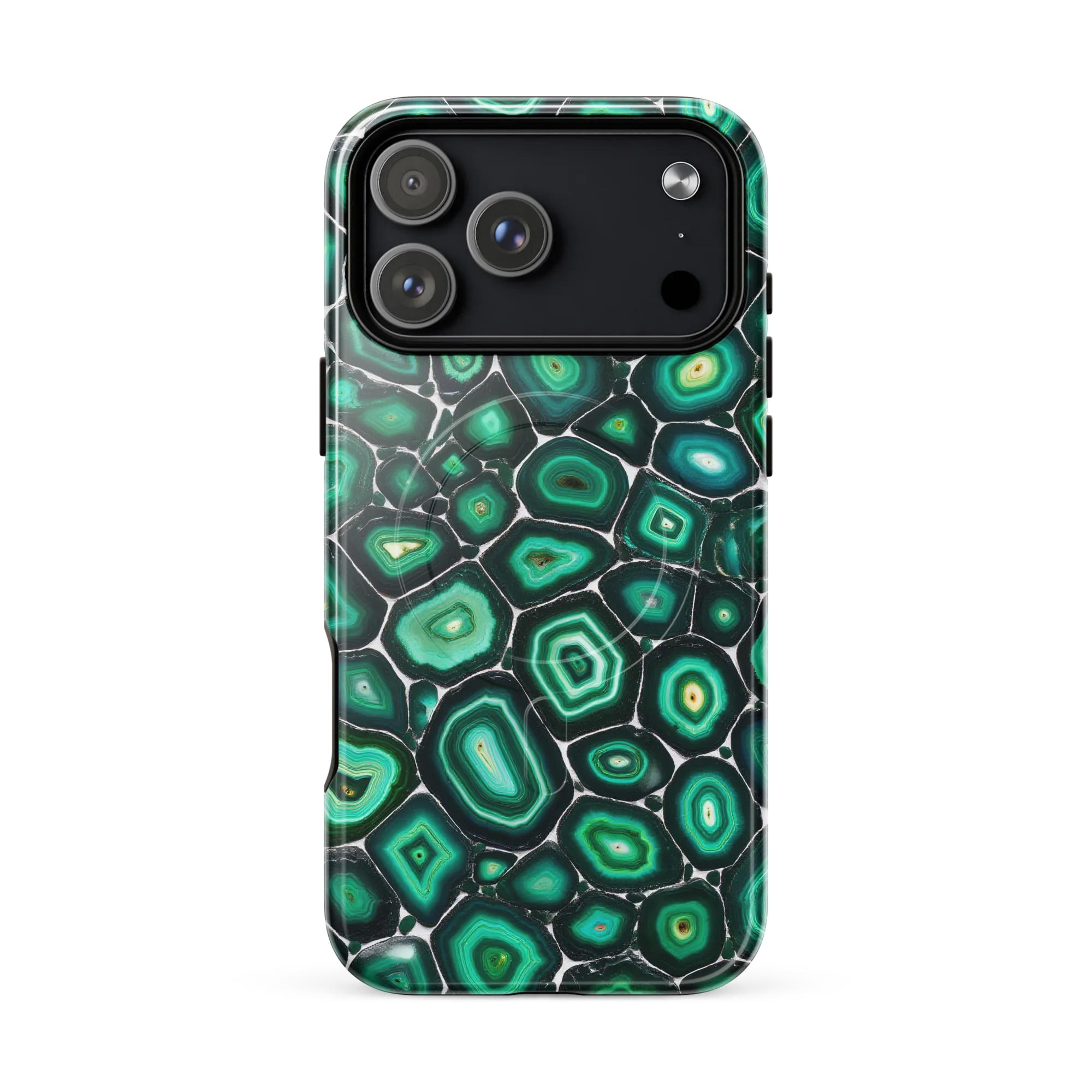 Verdant Agate on MagSafe Tough Case for iPhone® — Front